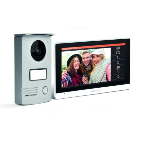 Interphone vidéo filaire Visiodoor 7+ gris - SCS SENTINEL