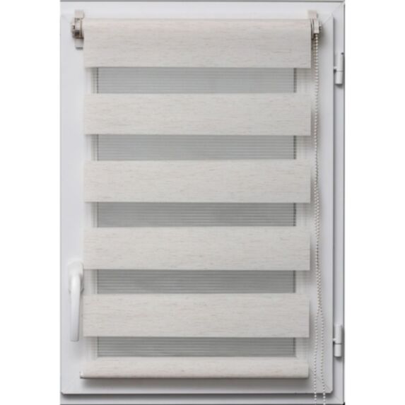 Store enrouleur Jour/Nuit 75x180cm beige chiné