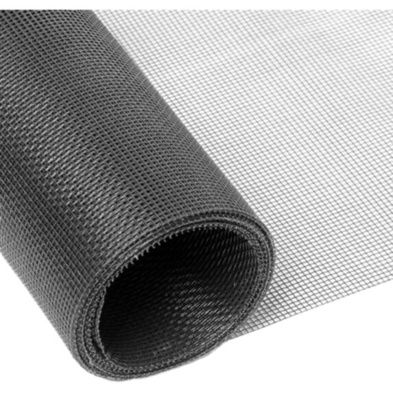 Toile moustiquaire grise fibre de verre 120 x 250 cm - LUANCE