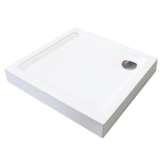 Receveur de douche Lary acrylique/ABS 90x90cm blanc