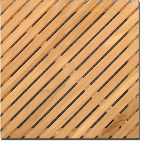 Caillebotis en teck 50x50 - ONDEE