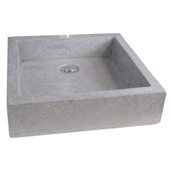 Vasque timbre gris anthracite 40x40cm - ONDEE