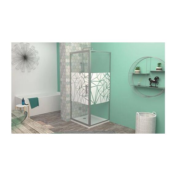 Receveur de douche Meri grès 90x90x6,5cm blanc - ONDEE