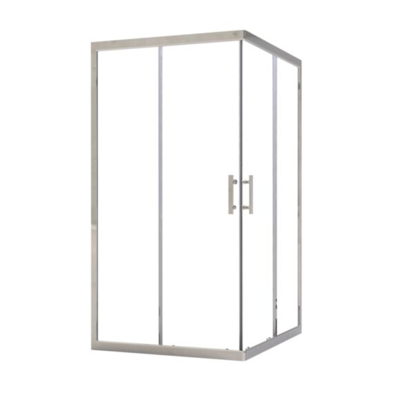 Façade Ekla accès d’angle chromé 80x185cm - ONDEE