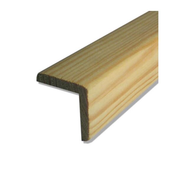 Baguette d'angle pin 2400 x 45 x 25 mm - SUPBOIS