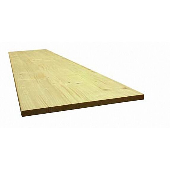 Tablette sapin lamellé 18mm 120x20cm