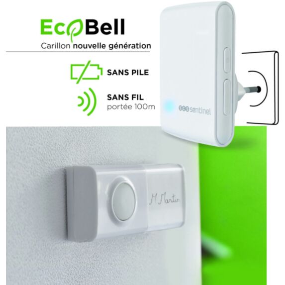 Carillon Ecobell Sans Fil sans Pile