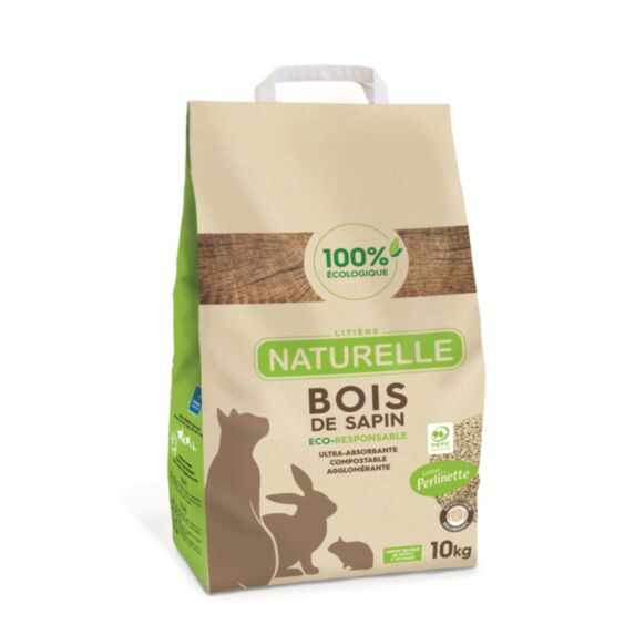 Litière perlinette bois de sapin 10 kg