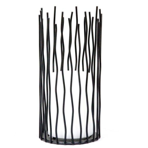 Bougie solaire métal led ambrée vacillante - GALIX