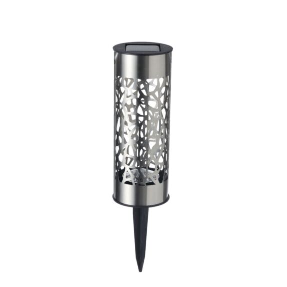 Borne solaire inox 28x8cm blanc chaud - GALIX