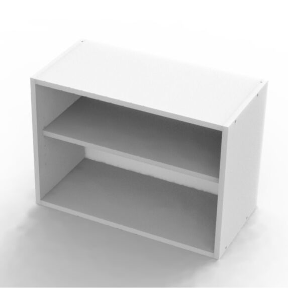 Caisson meuble cuisine haut 428x600x300mm Blanc
