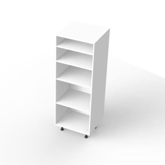 Caisson meuble colonne cuisine 2 fours 170,6 à 174,6cm Blanc