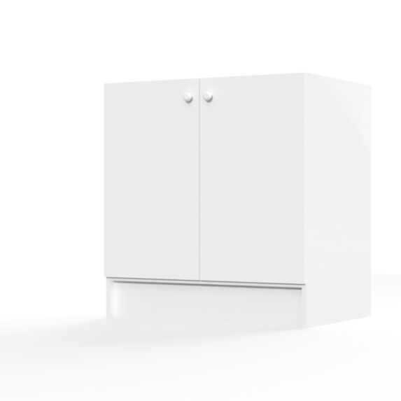 Cuisine Eco Mela Blanc 850x800x560 Bas 2 Portes