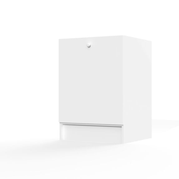 Cuisine Eco Mela Blanc 850x600x560 Bas 1 Porte