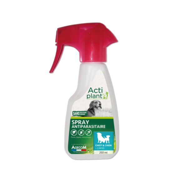 Spray Antiparasitaire Chien 250ml - ACTIPLANT'