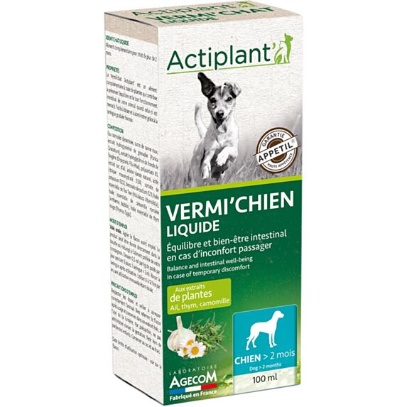 Vermi'Chien Liquide 100ml - ACTIPLANT'