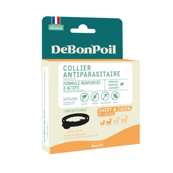Actiplant'3 collier petit chien noir