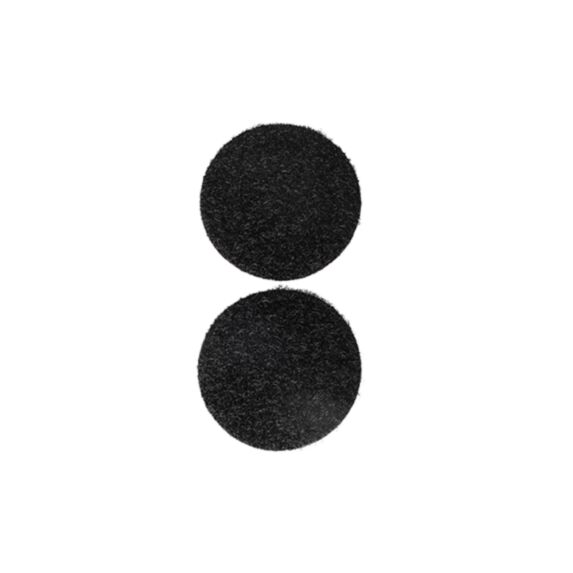 2 pastilles adhésives extra strong noires