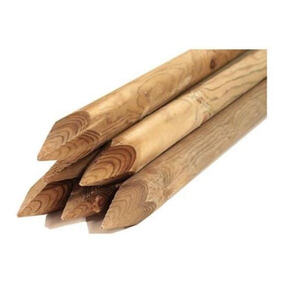 Piquet épointe chanfreiné traité classé 4 - Diam 60mm x 2 m