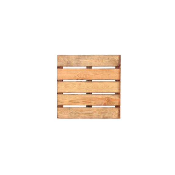 Dalle bois pin du Nord traité cl.4 50x50cm ép.3,8cm - DEBARGE