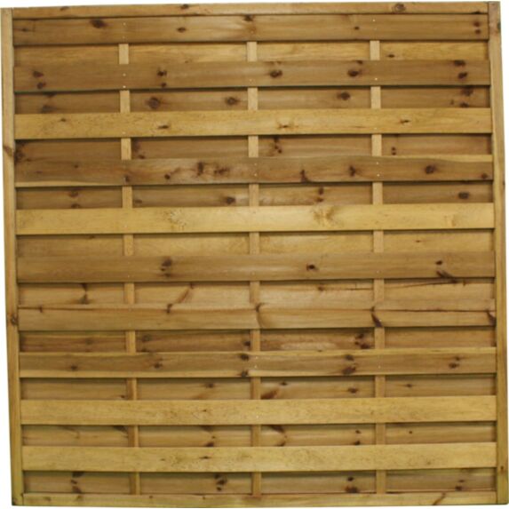 Écran alterné droit EvoluH45 pin traité brun 45x1,80x1,80m - DEBARGE