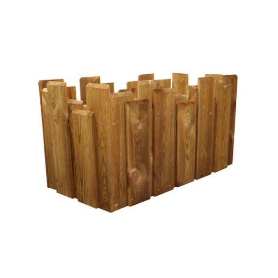Jardinière rectangulaire Vertiwood pin traité vert 500x1000 0,55m - DEBARGE