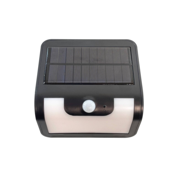 Applique murale solaire LED Oslo + détection de mouvement 16x9x14cm 200Lm IP44