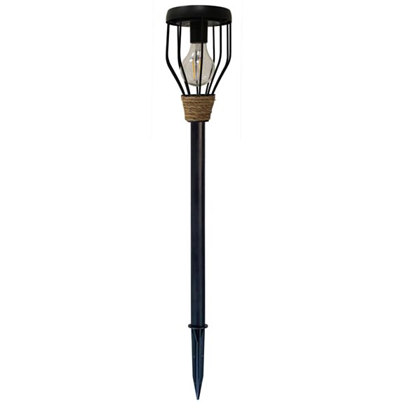 Balise solaire LED à filament Napoli Ø11x67cm 10Lm IP44