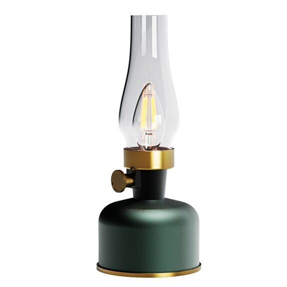 Lampe LED rétro verre métal 200 lum vert - WATT&HOME