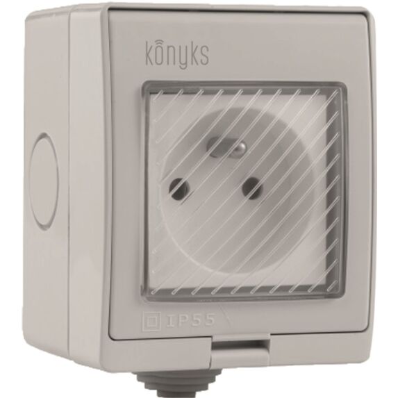 Prise extérieure programmable à distance Wifi IP55 16A 3520W