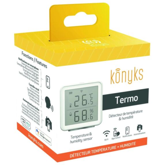 Thermomètre et hygromètre connecté Wifi - KONYKS