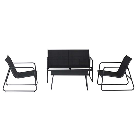 Salon de jardin bas 4 places Premio2 Canapé + 2 fauteuils