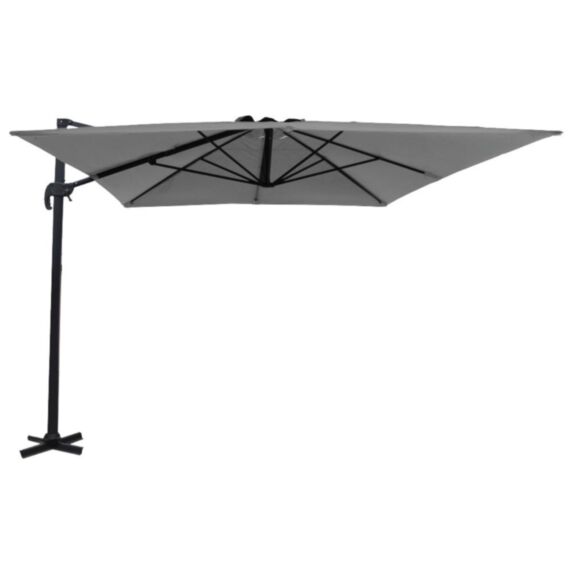 Parasol déporté Palma Ø3x4m Gris
