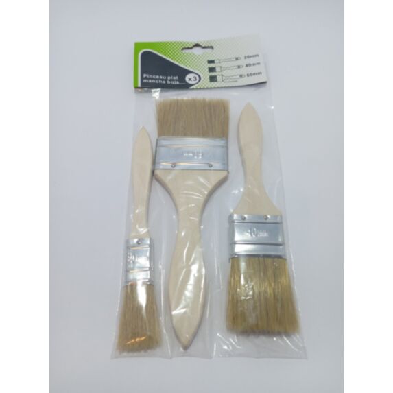 Lot de 3 pinceaux 20/40/60 mm