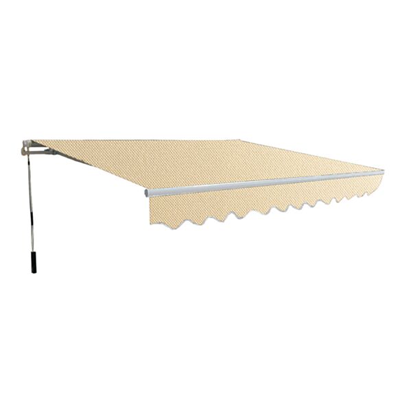 Store banne manuel sans coffre 4x3m Ecru