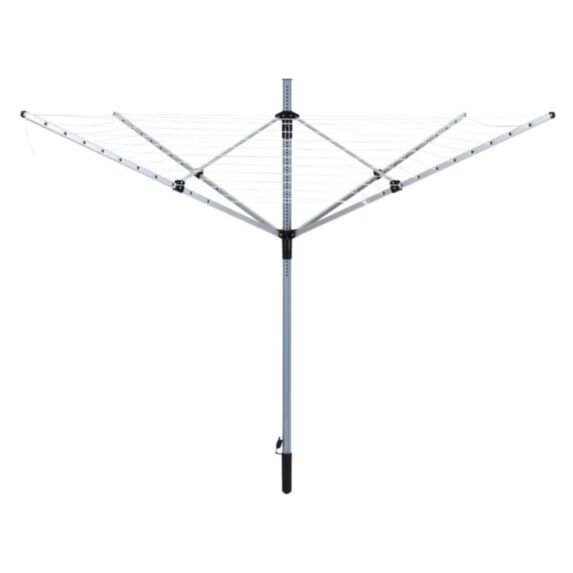 Séchoir parapluie 4 bras aluminium/acier 180x180x185cm 50m