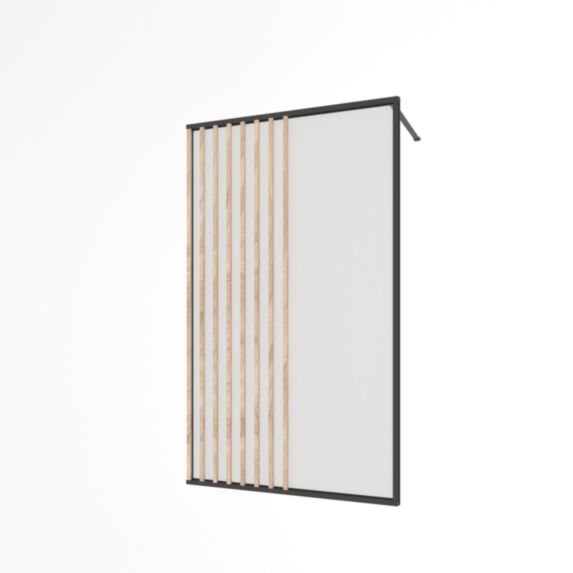 Paroi fixe cadre amovible 120x200 - BS
