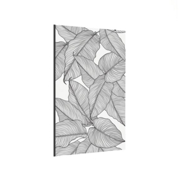 Paroi fixe Bananier 120x200cm 8mm noir mat