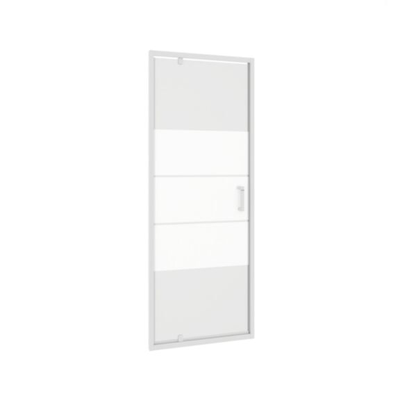 Porte pivotante Seri 80x195cm 5mm blanc