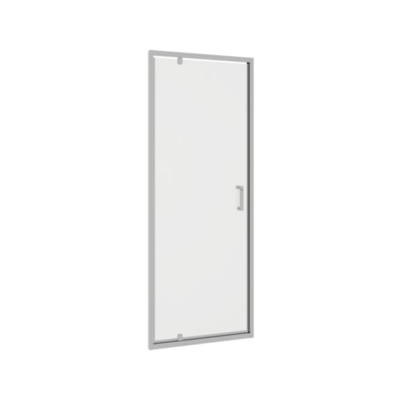 Porte pivotante 80x195cm 5mm transparent/chrome