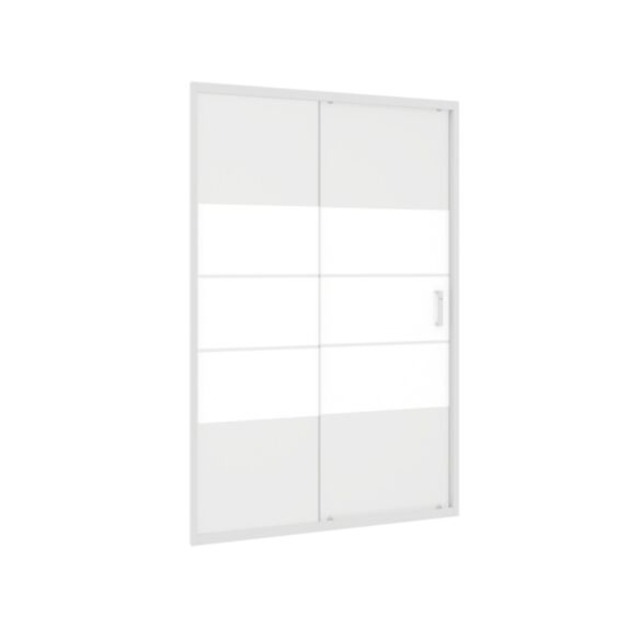 Porte coulissante Seri 120x195cm 5mm blanc