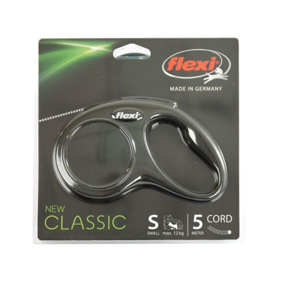 Flexi Laisse Corde New Classic S 5m Noir - ZOLUX