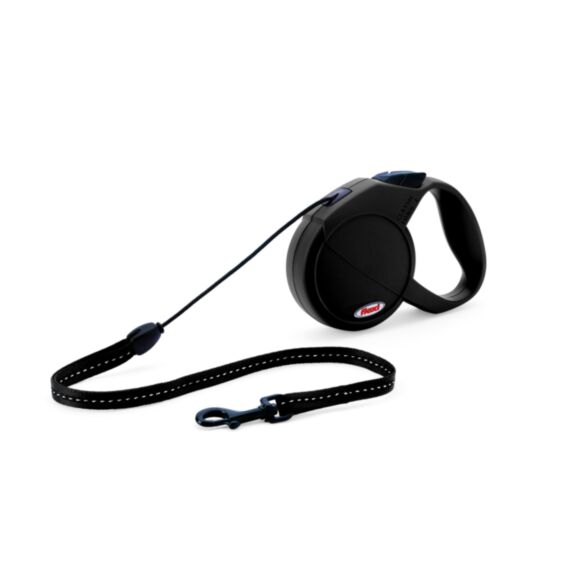 Laisse Sangle Newclassic Cord S 8m Noir - ZOLUX