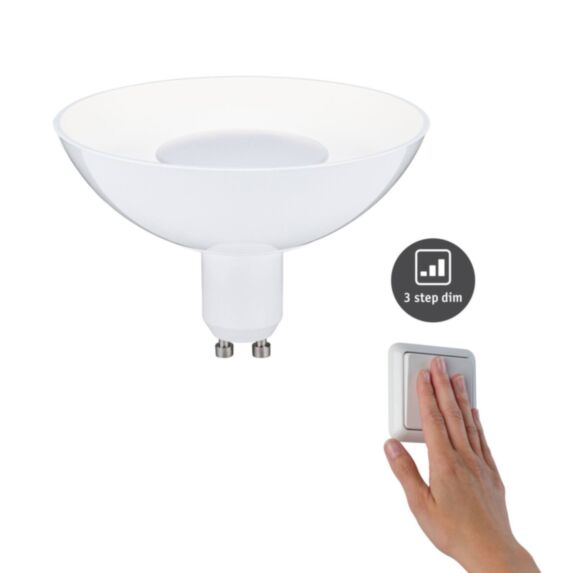 Ampoule LED GU10 réflecteur 4,9W 360lm 3000K 3StepDim blanc 230V - PAULMANN