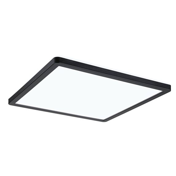 Panneau LED Atria Shine noir 29,3x29,3cm 4000K