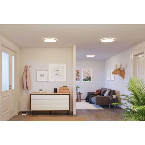 Plafonnier LED Ø42cm 22W 2800lm 4000K effet bois 230V Atria Shine Wood - PAULMANN