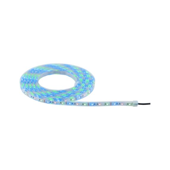 Ruban LED solaire extérieur 5m RGB gradable télécommande - PAULMANN