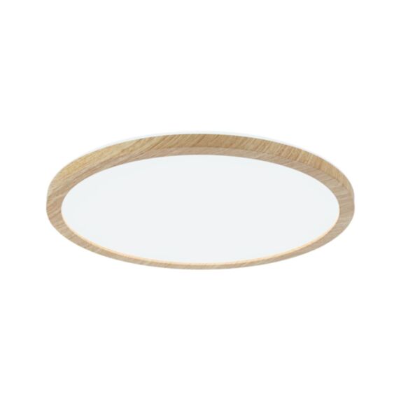 Panneau LED Atria Shine Ø30cm 18W effet bois dimmable CCT - PAULMANN