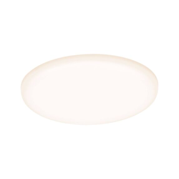 Panneau encastrable Veluna VariFit IP44 8,5W 3000K 125mm synthétique