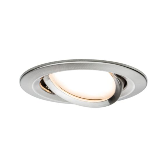 Encastré Base orientable Ø90mm GU10 x3 4,5W 350lm métal acier - PAULMANN